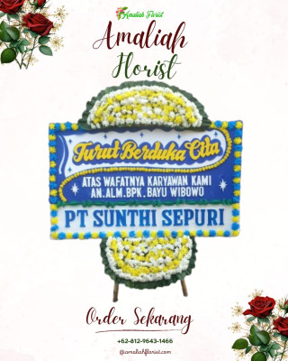 Papan Bunga Duka di Bebandem
