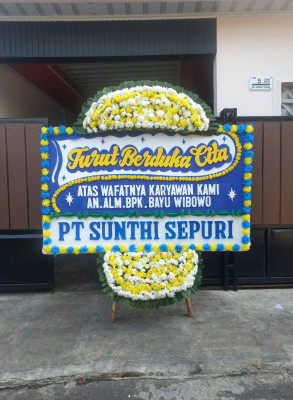 Papan Bunga Duka di Bebandem